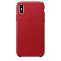 Чехол для iPhone Apple iPhone X Leather Case RED